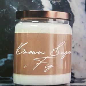Bloom Brown Sugar and Fig 100% Soy Candle